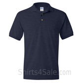 Navy Dry Blend Jersey mens Sport polo shirt