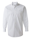 White with Multi-Stript Pinpoint Oxford dress shirt