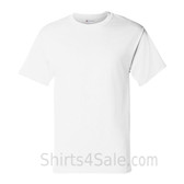 Champion White Short Sleeve Tagless men's tee shirt