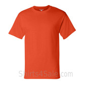 Champion Dark Orange Short Sleeve Tagless men's tee shirt