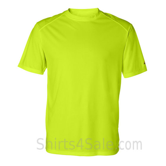 Neon Yellow T-Shirt with Sport Shoulders