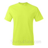 Neon Green Neck tag-free men's t shirt