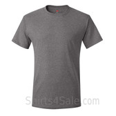 Charcoal Heather Neck tag-free men's t shirt