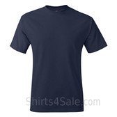 Navy Neck tag-free men's t shirt