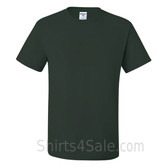 Dark Green Heavyweight durable fabric men's tshirt