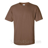 Brown Cotton mens t shirt