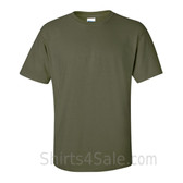 Army Green Cotton mens t shirt