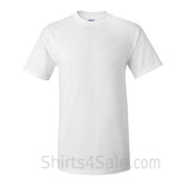 White Cotton mens t shirt