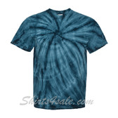 Navy Cyclone Pinwheel Short Sleeve T-Shirt