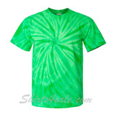 Green Cyclone Pinwheel Short Sleeve T-Shirt