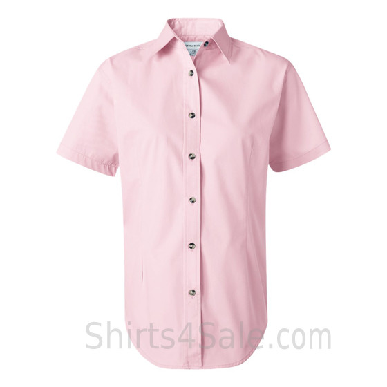 pink women's dress shirt