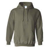 Military Green Heavy Blend Hooded Sweatshirt