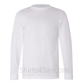 White USA-Made Long Sleeve T-Shirt