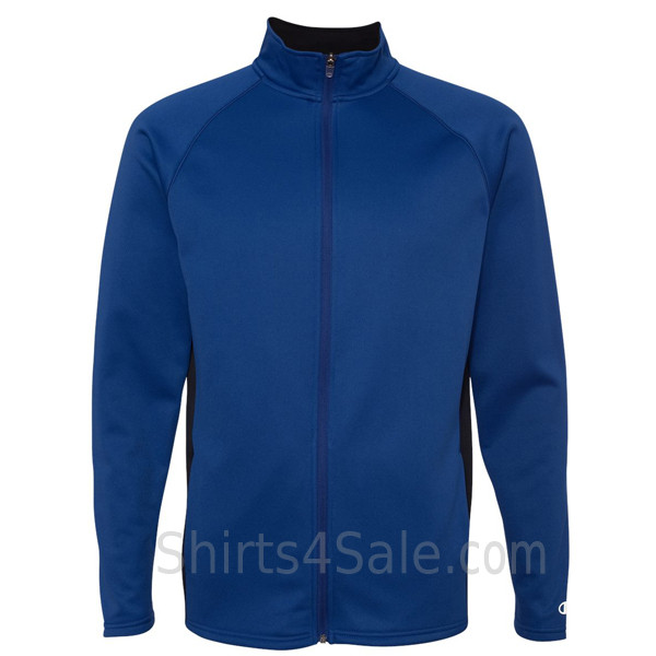 champion s270 performance colorblock full zip jacket