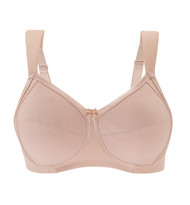 Glamorise Soft Shoulders Everyday Comfort Wide-Strap Bra Cafe