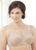Glamorise Soft Shoulders Everyday Comfort Wide-Strap Bra Cafe