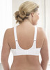 Glamorise Classic Lace Full-Figure Soft Cup Support Bra Cafe - Back View