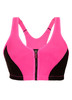 Glamorise Magic-Lift High Impact Zipper Sport Bra Pink
