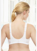 Glamorise Sport Comfort Cross-Wrap Yoga Low-Impact Bra - Back View