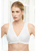 Glamorise Sport Comfort Cross-Wrap Yoga Low-Impact Bra White