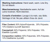 Glamorise Sport Active Comfort Wrap Bra Washing Instructions & Fiber Content
