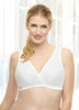 Glamorise Sport Comfort Cross-Wrap Yoga Low-Impact Bra White