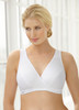 Glamorise Sport Comfort Cross-Wrap Yoga Low-Impact Bra White