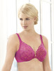 Glamorise Elegance Wonderwire Underwire Lace Side-Smoothing Bra Fuchsia