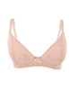 Glamorise -Perfect A- Padded Lace-Overlay Bra Cafe