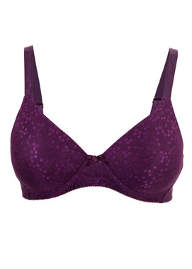 Glamorise Perfect A Cup Seamless Padded T-Shirt Bra Purple