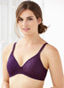 Glamorise Perfect A Cup Seamless Padded T-Shirt Bra Purple