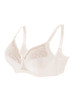 Glamorise Elegance Wonderwire Underwire Satin & Lace Bra Ivory