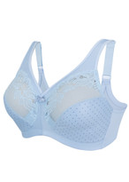 Glamorise Magic-Lift Minimizer Wirefree Bra Light Blue