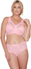 Bramour Madison. Magic-Lift By Glamorise. Wirefree Full-Figure Support Bra Pink.
