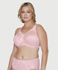 Bramour Madison. Magic-Lift By Glamorise. Wirefree Full-Figure Support Bra Pink.