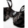 Bramour Brooklyn. Wonderwire By Glamorise. Underwire Front-Close Bra Black.