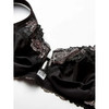 Bramour Brooklyn. Wonderwire By Glamorise. Underwire Front-Close Bra Black.