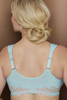 Bramour Brooklyn. Wonderwire By Glamorise. Underwire Front-Close Bra Turquoise.