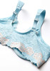 Bramour Brooklyn. Wonderwire By Glamorise. Underwire Front-Close Bra Turquoise.