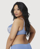 Bramour Soho. Wonderwire By Glamorise. Underwire Support Bra Allure Blue.