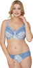 Bramour Soho. Wonderwire By Glamorise. Underwire Support Bra Allure Blue.