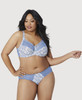 Bramour Soho. Wonderwire By Glamorise. Underwire Support Bra Allure Blue.