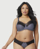 Bramour Soho. Wonderwire By Glamorise. Underwire Support Bra Black.