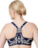 Bramour Noho. Wonderwire By Glamorise. Underwire Front-Close Bra Blue.