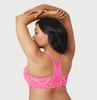 Bramour Noho. Wonderwire By Glamorise. Underwire Front-Close Bra Hot Pink.