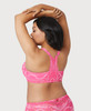 Bramour Noho. Wonderwire By Glamorise. Underwire Front-Close Bra Hot Pink.