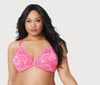 Bramour Noho. Wonderwire By Glamorise. Underwire Front-Close Bra Hot Pink.