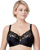 Bramour Tribeca. Wonderwire By Glamorise. Underwire Support Bra Black.