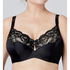 Bramour Tribeca. Wonderwire By Glamorise. Underwire Support Bra Black.