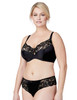 Bramour Tribeca. Wonderwire By Glamorise. Underwire Support Bra Black.